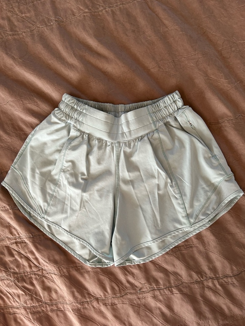 Lululemon Light Sage Athletic Shorts